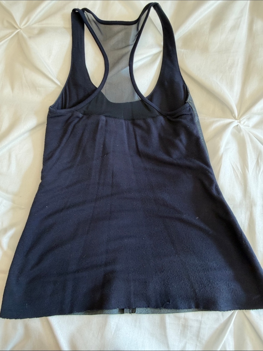 Bailey44 Navy Leather Racerback Tank Top Size XS - Picture 3 of 7